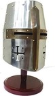 Medieval Style Knight Helmet     Handcrafted Steel Full Face Decorative Replica