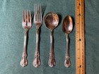 Four Sterling Spoons And Forks In Old Master Pattern  1942  Towle Silver No Mono
