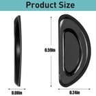 Eyeglass Nose Pads-upgraded Soft Silicone Adhesive Glasses Nose Pad  Anti-slip N