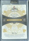 2026 Wildcard Black Tie Edition Rookie Auto Haynes King 1 Of 1   Color Match
