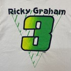 Vintage Ricky Graham Shirt Mens Medium Grand National Champion 3 Motorcycle 80s