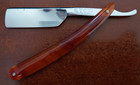 Kyoei Vintage Yasuki Steel Tamahagane Japanese Straight Razor Nos Coffin
