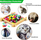100pcs  10 Colors  Cat Nail Caps  Cat Claw Caps Cat Nail Covers With Adhesive Gl
