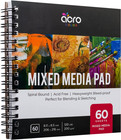 Mixed Media Sketchbook 8 11    X 8 5      Spiral Bound Sketch Pad With Thick