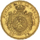 20 Francs Belgium Gold Coin  circulated 