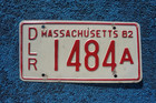 1982 Massachusetts Dealer License Plate