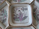 Chinese Famille Rose 9 Piece Sweetmeat Supper Set -------  Late Qing To Republic