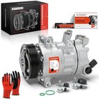 Air Conditioner Compressor With Clutch - Compatible With Volkswagen Golf