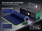 Rgbgaming Mouse Pad Large Extended Desk Mat With Wireless Charger And Led Lights