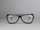 Nos Vintage Cazal Mod 862 Col 606 Black Turquoise Gold Never Worn Deadstock