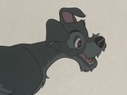 Disney Lady And The Tramp  puppy Love  Sericel W  Coa Professionally Reframed