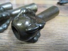 Antique Cast Iron Ball Claw Feet Foot Table Stool Hardware Lot 4 Victorian