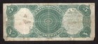 1907  5 Legal Tender  woodchopper  Fr  91 - Fine Details