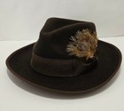 Indiana Jones Wool Fedora Hat 2008 Lucas Films Authentic - Adult Osfm 100  Wool