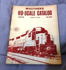 Walthers 1972 Edition Model Railroad Reference Book Catalog Ho Scale