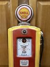 Shell Gas Pump Metal Sign Oil Garage Shop Parts Tools Vintage Style Wall Decor