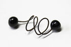 1 Pair Antique Black Glass Decoy Bear Taxidermy Eyes New Old Stock 7mm  1 4  