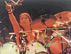 Iron Maiden Nicko Mcbrain Hand Signed 8x 10 Photo 1984 85 Power Slave Tour
