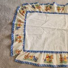 Vintage Winnie The Pooh Nursery Ruffle Crib Bedding Skirt Tigger Piglet Button