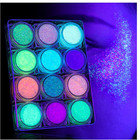 Body Face Glitter Gel  Uv Black Light Reactive Glow Makeup  12 Colors Fine Uv   