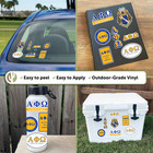 Desert Cactus Alpha Phi Omega Fraternity Sticker  full - Standard    Officially