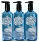 3-pack  Bath   Body Works  Fresh Flower Picking Gentle Gel Hand Soap 8 Fl Oz New
