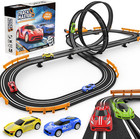 Slot-car-race-track-sets For Boys Kids  Battery Or Electric Race Car Track Wi   