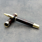 Personalized Luxury Unique Ballpoint Wood Pen Black Lacquer  5