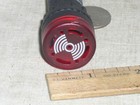 Danger Red Led Sonalert 110-120v Ac dc 80db Buzzer Pulse Beep Flash Alert Usa