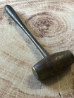 Vintage Wooden Judge s Gavel - Brass Wood 8 Inch