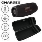 Jbl Charge 6 Waterproof Portable Speaker Bundle With Gsport Carbon Fiber Case