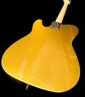 New Lightweight Solid 6 String Cozart Tl  Gold Sparkle Electric Guitar   Gigbag