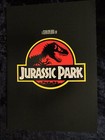 Jurassic Park British Fold Out Synopsis Card - Steven Spielberg  Sam Neill