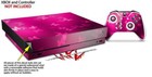 Skin For Xbox One X Console Controller Bokeh Butterflies Hot Pink Decal