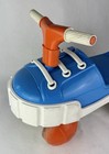 Vintage Plastic Toy And Novelty Co Kids Ride On Toy Basketball Tennis Shoe Blue