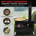 Survival Cookstove W oven - Woodstove For Camping  Rv  Hunting  Preppers  2nd 