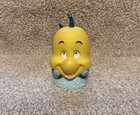 Disney Vintage  the Little Mermaid  Rare 1994 Flounder Coin Bank W plug Rare  