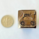 Steel Die Punch Stamp Stoned Snorlax Pokemon 16mm X 16mm Pot Leaf Marijuana