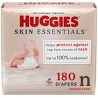 180 Count Huggies Size Newborn Diapers  Skin Essentials Baby Diapers  Size