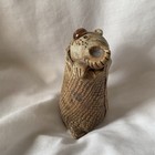 The Green Frog Pottery Australia Ceramic Koala Bear In A Burlap Sack Figurine