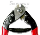 7-1 2  Steel 1 8  Cable Wire Cutter With Spring Action Heat Treated Blades