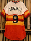 1979 Tbtc Houston Astros Rainbow Game Used Jersey - Mlb Authenticated
