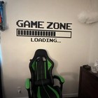 Game Zone Loading Wall Decal     Gamer Wall Art Sticker And Gaming Room Decor