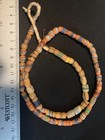 Vintage Glass Beads Necklace  b592  African Trade Beads - Powder Glass