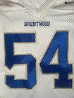 Vintage Y2k Nike Game Worn Brentwood High Football Jersey Size Xl Nashville Tn