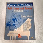 Vintage Schaum Sheet Music For Children Folk Songs   Dance Book Piano 1961