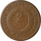 1872 Two  2  Cent Piece Nice G Key Date Nice Eye Appeal Nice Strike