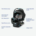 Graco Snugride Snugfit 35 Dlx Infant Car Seat W  Anti Rebound Bar Maison Fashion