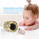 Hamster Grass Tunnel Bunny Toy Lightweight Hideaway Straw Tunnel Rabbit Tunnel