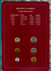 Coin Sets Of All Nations Korea Unc 500 Won 1984 1 5 10 50 100 Won 1983